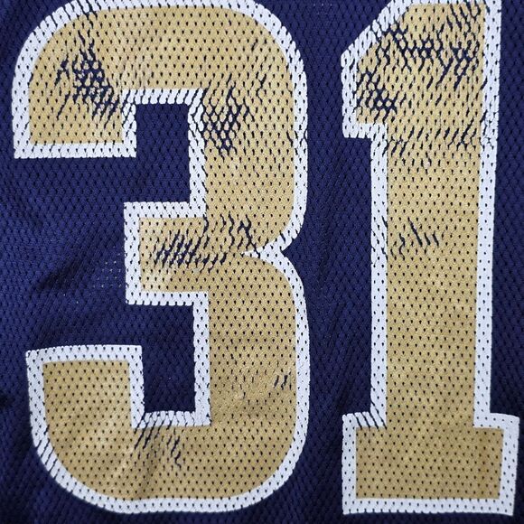 Reebok Rams Navy and Gold Jersey  #31 Archuleta Mens Sz XL - Picture 4 of 17